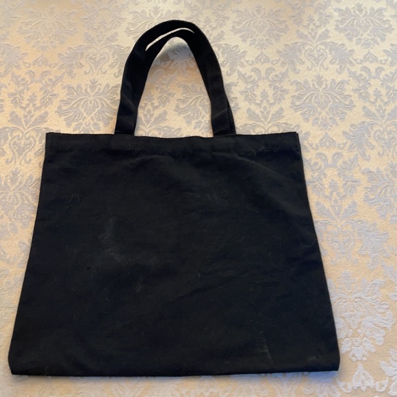 Reformation black canvas tote bag - Picture 3 of 4